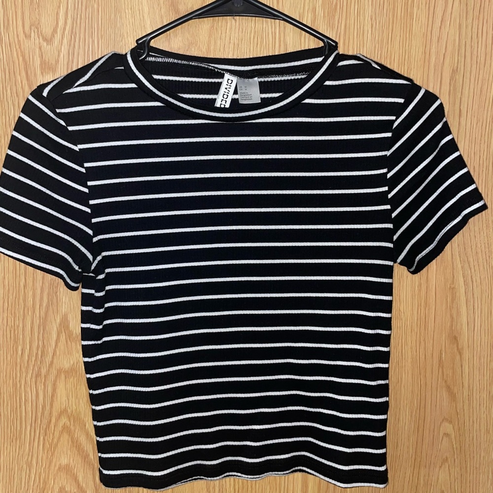Stripped tight tee
